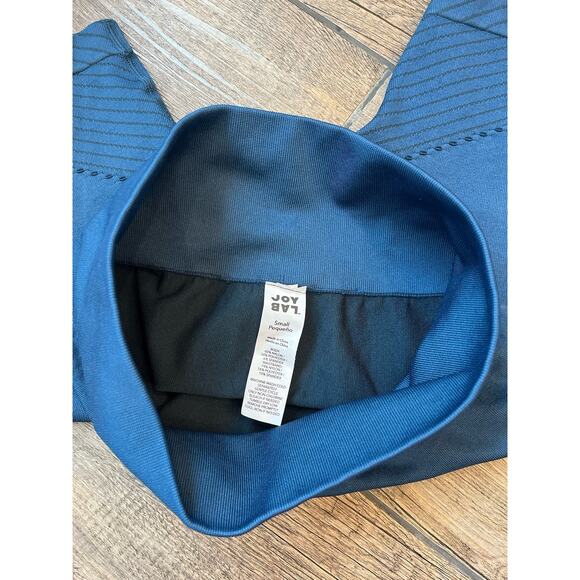 JoyLab High Rise Seamless Blue Bike Shorts 7” Women’s Size Small - Picture 3 of 7
